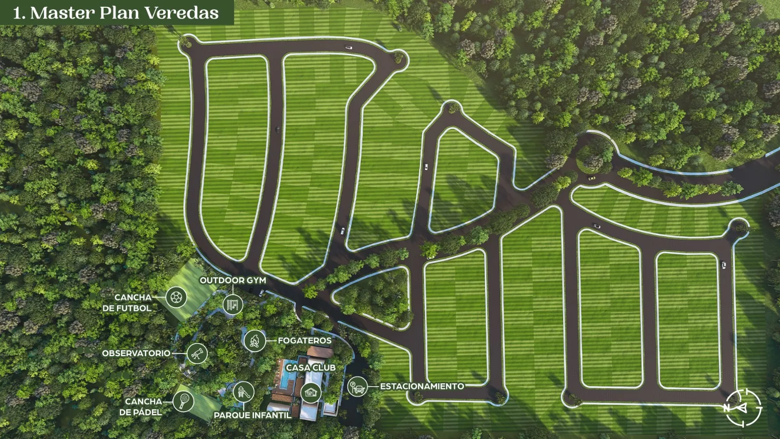 Master plan de Privada Veredas